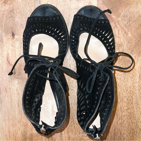 Vince Camuto Tarita Lace Up Sandals - Picture 4 of 9